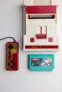 Famicom game console Royalty Free Stock Photo