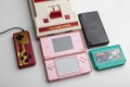 Famicom game consoles Royalty Free Stock Photo