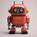 Famicom-inspired Personal Industrial Robot With Simple And Soft Shapes Royalty Free Stock Photo