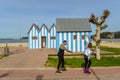 Families at in Baiona - Galicia - Spain