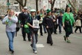 Families of the fallen FDNY firefighters who lost life at World Trade Center marching at the St. Patrick's Day Parade