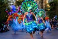 Disney Parade Dancers Bright Costumes