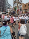 Carrying The Giglio During The Feast Of Our Lady Of Mount Carmel, Brooklyn, NY, USA