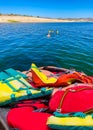 Life Vests at lake