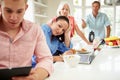 Family With Adult Children Having Argument At Breakfast Royalty Free Stock Photo