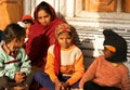 Family in Amritsar, India Royalty Free Stock Photo