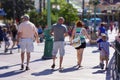 Family at Amusement Park Royalty Free Stock Photo