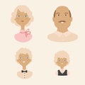 Family avatars set