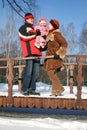 Family with baby Royalty Free Stock Photo