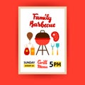 Family Barbecue Poster
