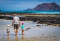 Family on the beach Royalty Free Stock Photo