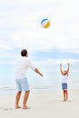 Family beach fun Royalty Free Stock Photo