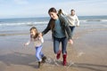 Family On The Beach