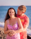 Family on a beach Royalty Free Stock Photo