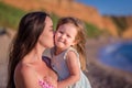 Family on a beach Royalty Free Stock Photo