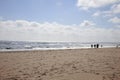 Family Beach Stroll Royalty Free Stock Photo