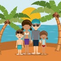 Family beach vacation design