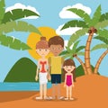 Family beach vacation design