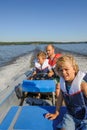 Family boating Royalty Free Stock Photo