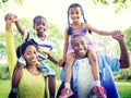 Family Bonding Happiness Togetherness Park Concept Royalty Free Stock Photo