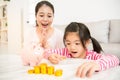 Family budget and savings concept Royalty Free Stock Photo