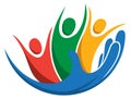 Family Care Logo Royalty Free Stock Photo