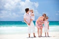 Family on Caribbean vacation Royalty Free Stock Photo