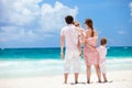 Family on Caribbean vacation Royalty Free Stock Photo