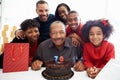 Family Celebrating 70th Birthday Together