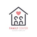 Family Center Logo Template