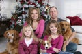 Family Christmas Royalty Free Stock Photo