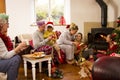 Family Christmas Morning Royalty Free Stock Photo