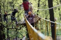 Family climbing rope