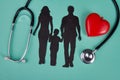 Family clinic and healtcare concept. Royalty Free Stock Photo