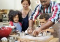 Family Cooking Kitchen Food Togetherness Concept Royalty Free Stock Photo