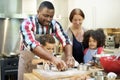 Family Cooking Kitchen Food Togetherness Concept