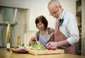 Family Cooking Kitchen Preparation Dinner Concept