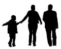 Family couples and kids one Royalty Free Stock Photo