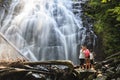 Family at the Crabtree Falls