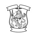 family crest lion icon
