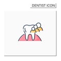 Family dentistry color icon