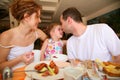 Family dinner Royalty Free Stock Photo