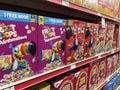 Family Dollar retail store interior Froot Loops cereal and prices