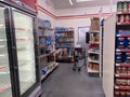 Family dollar retail store interior messy area