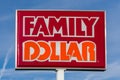 Family Dollar Store and Sign