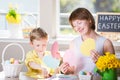 Family easter time Royalty Free Stock Photo