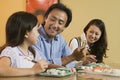 Family Eating Sushi Together Royalty Free Stock Photo