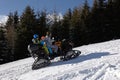 Winter Scooter Attraction, Donovaly, Banska Bystrica Region, Slovakia