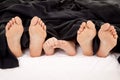 Family feet Royalty Free Stock Photo