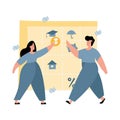 Family finance planning illustration